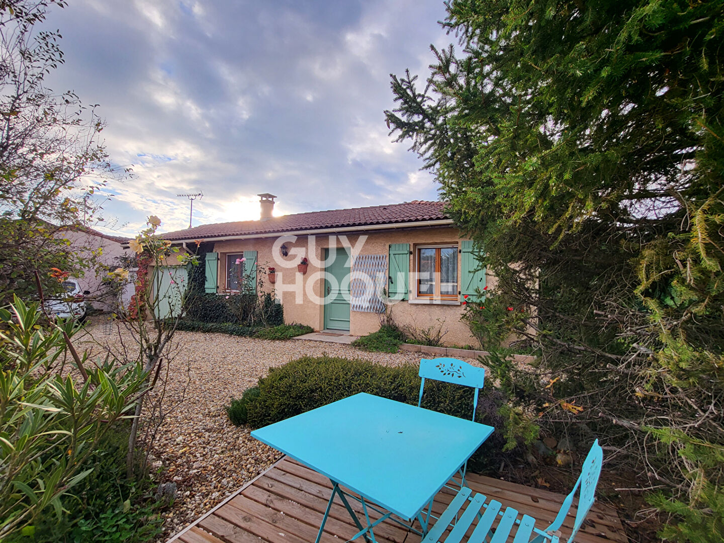 Maison plain pied 4 pièces à vendre à Belleville en Beaujolais - Référence 454