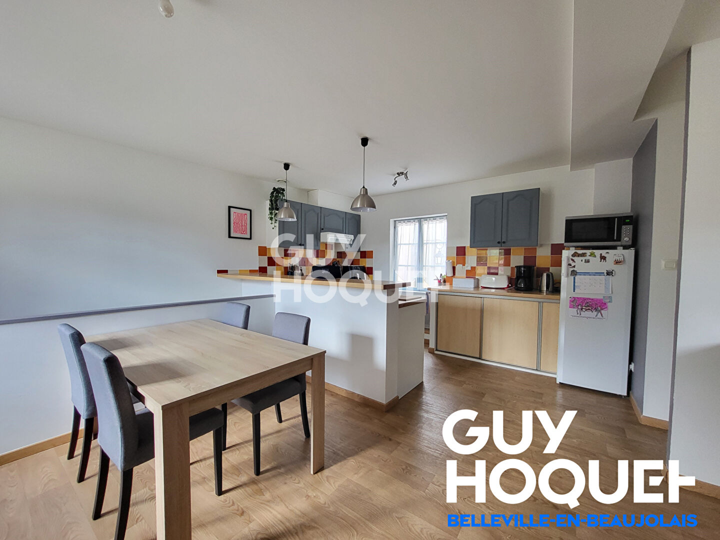 Maison de ville en triplex 93,94 m² à Beaujeu centre