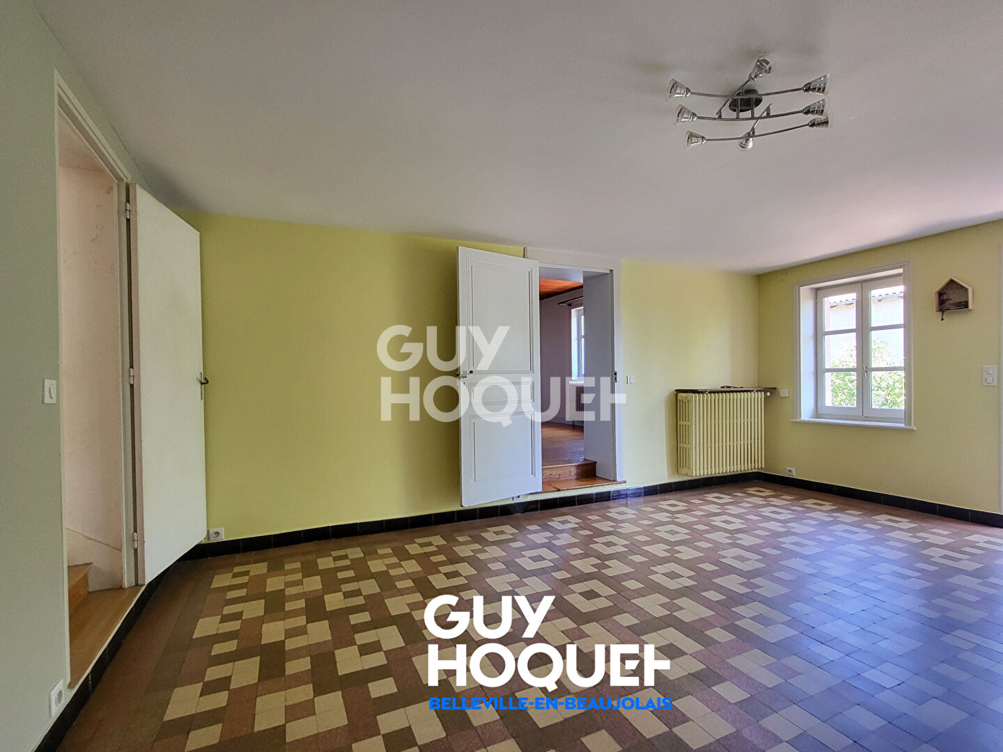 Maison en pierre et pisé -126 m² habitables- 4 chambres Terrain 760 m² à Régnié Durette - Référence 554