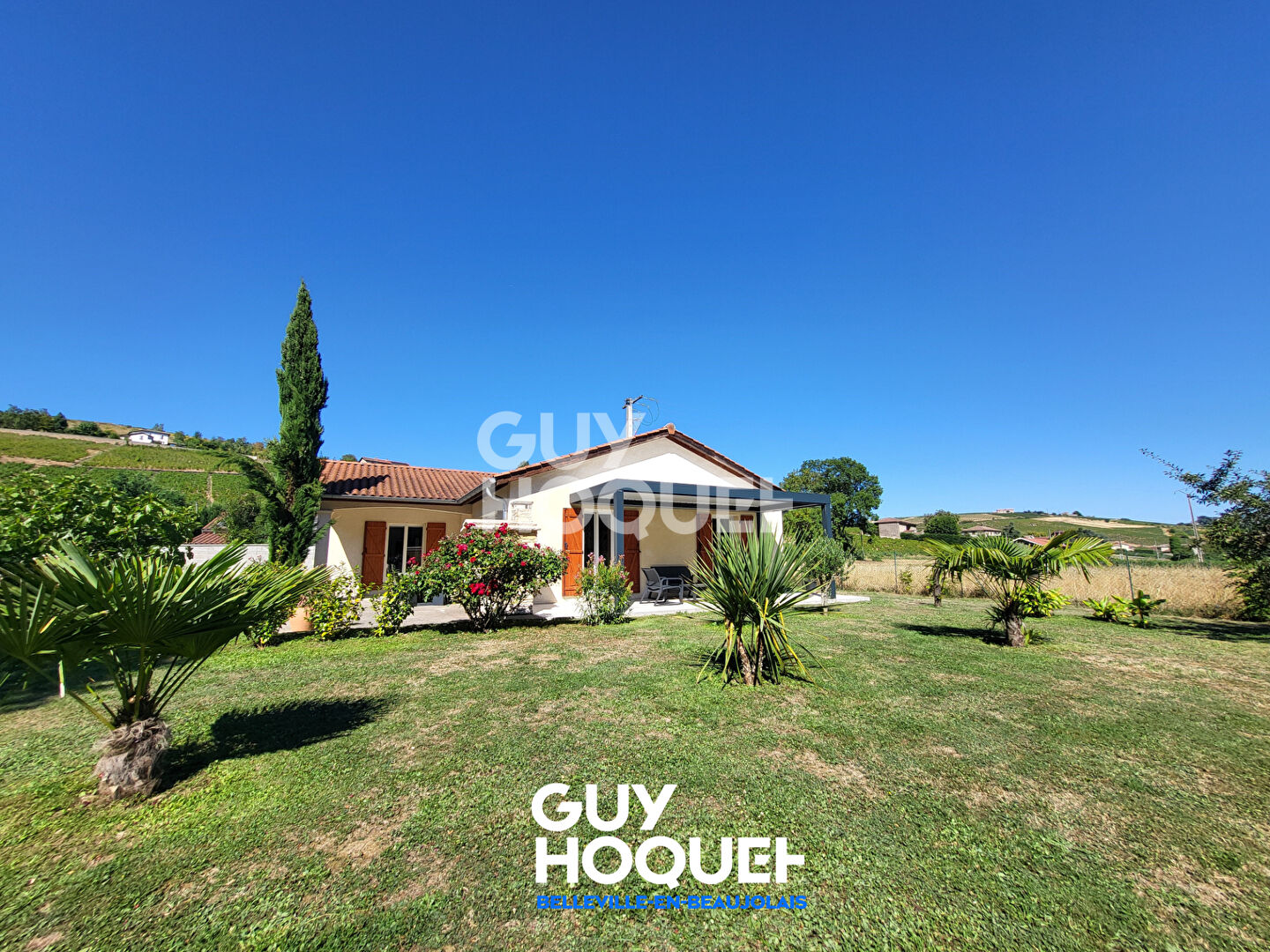 Maison plain-pied à vendre à 15 min de Belleville (69) - 5 pièces avec jardin spacieux !