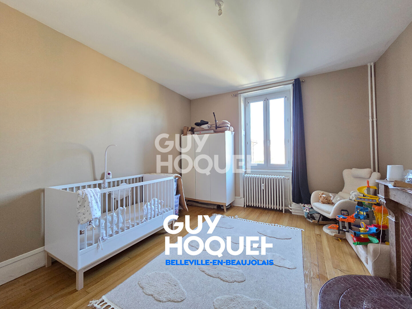 Appartement de caractère, 4 pièces, avec garage, au coeur de Belleville en Beaujolais,