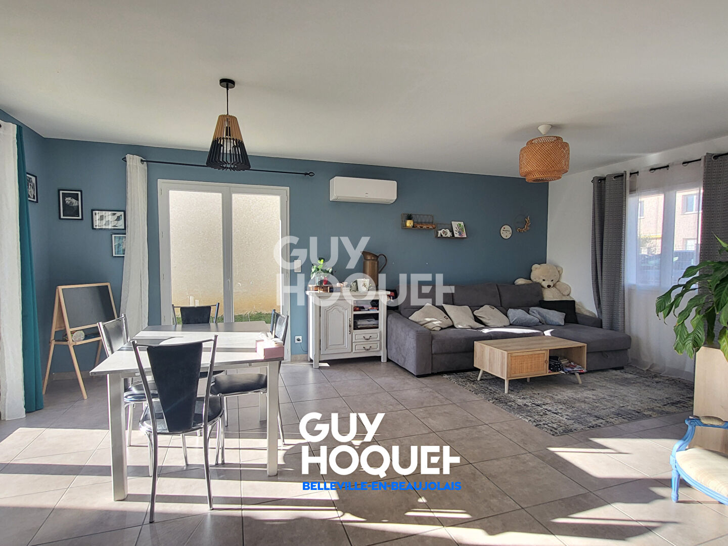 Vente d'une maison 5 pièces avec piscine et garage à BELLEVILLE EN BEAUJOLAIS