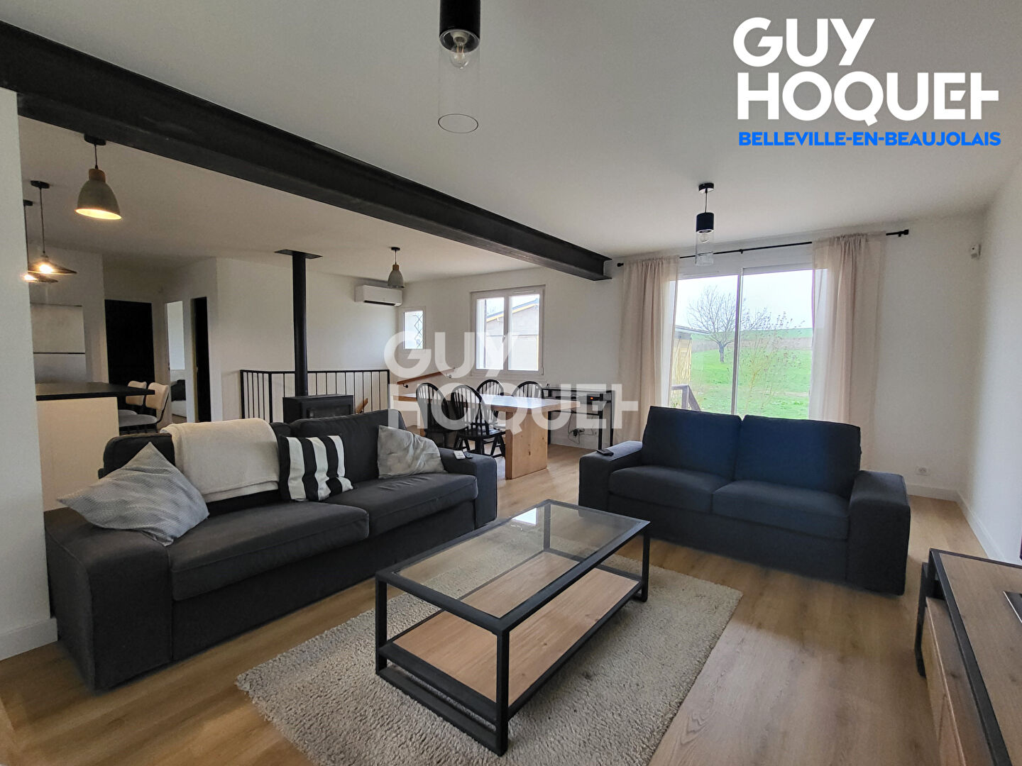 Maison à louer - 7 pièces à Saint Didier sur Chalaronne