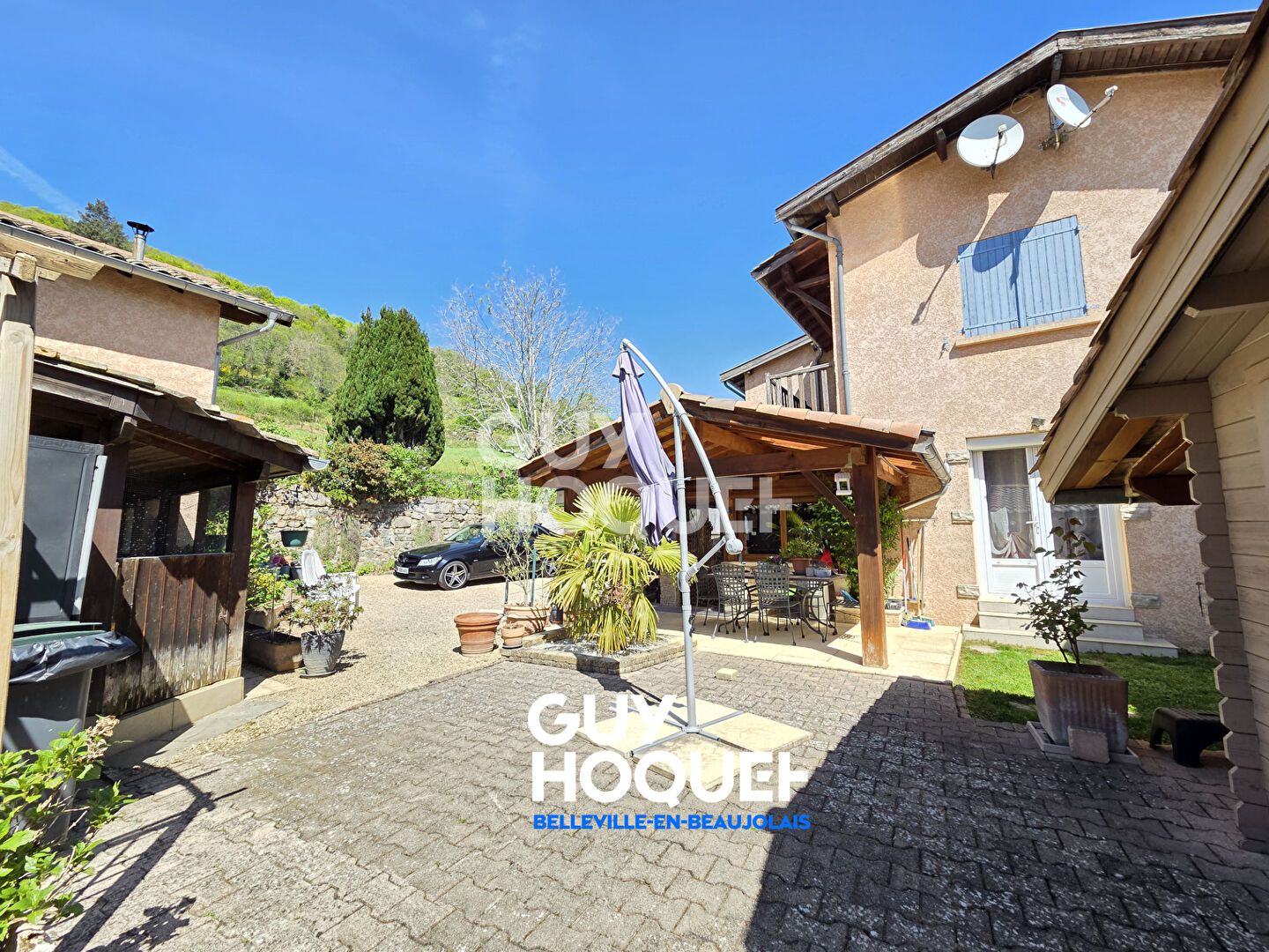 Maison à vendre à Vauxrenard - 4 pièces, 105 m², jardin 463 m²