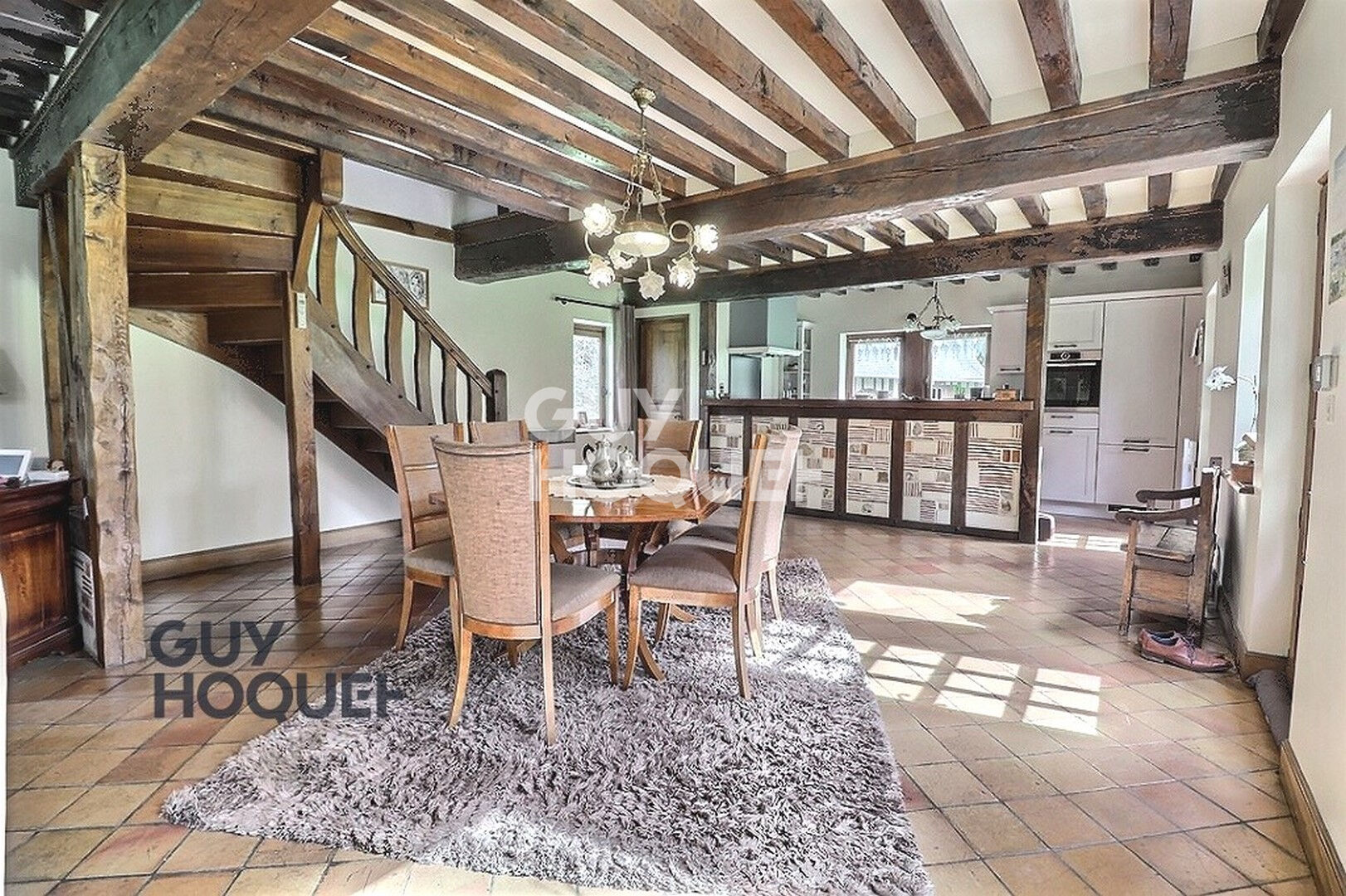 Ensemble normand à la campagne