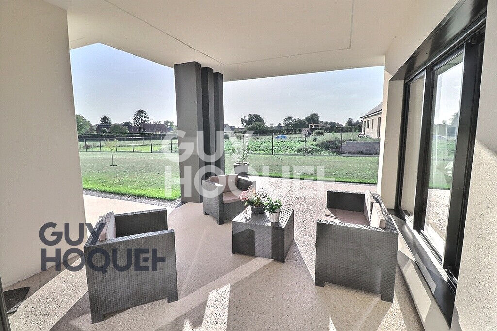 Superbe maison contemporaine de plain-pied.