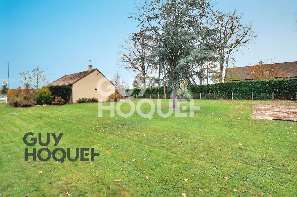 Maison de plain-pied avec grand terrain