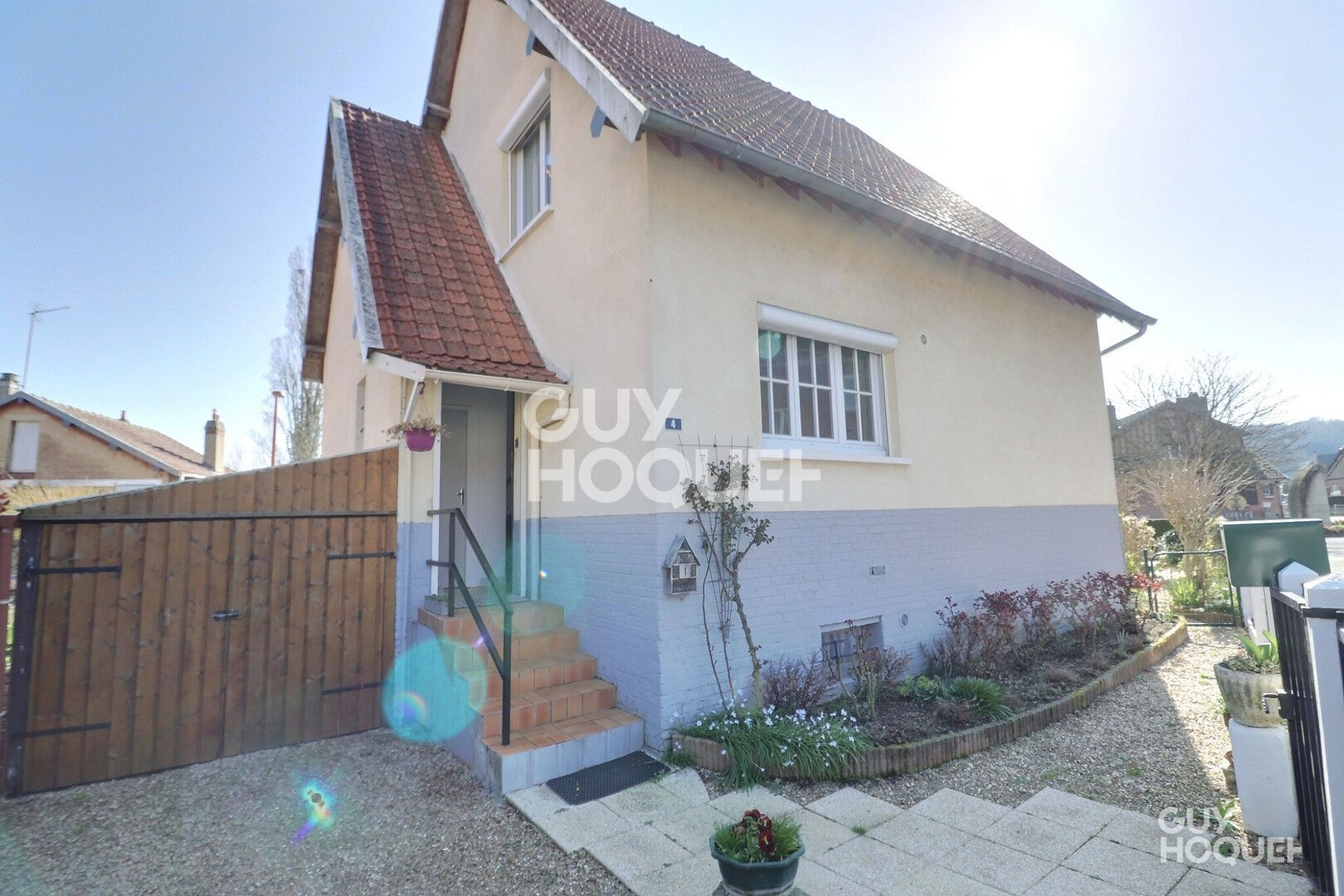 Bernay, centre-ville à pied