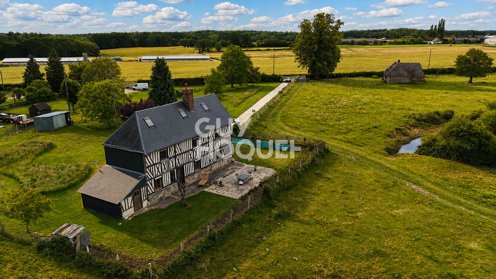 A 5km de Bernay et de sa gare