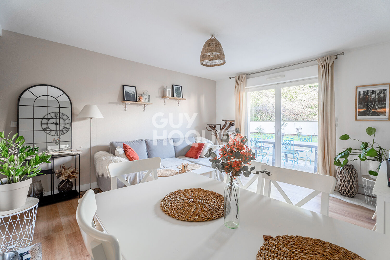 Appartement Begles 3 pièces 60m2 avec Jardin 95m2 et 2 Pkg- TRAM C La Belle Rose