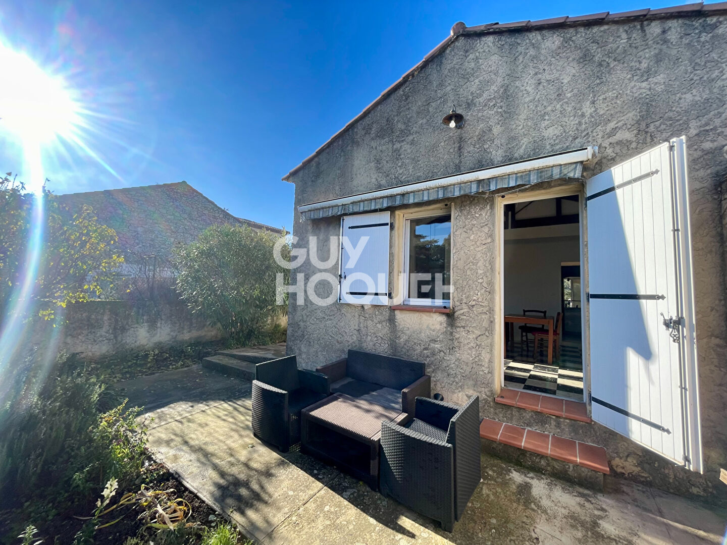 Cabriès (13480) maison meublée  2 pièces de 50 m2 avec jardin