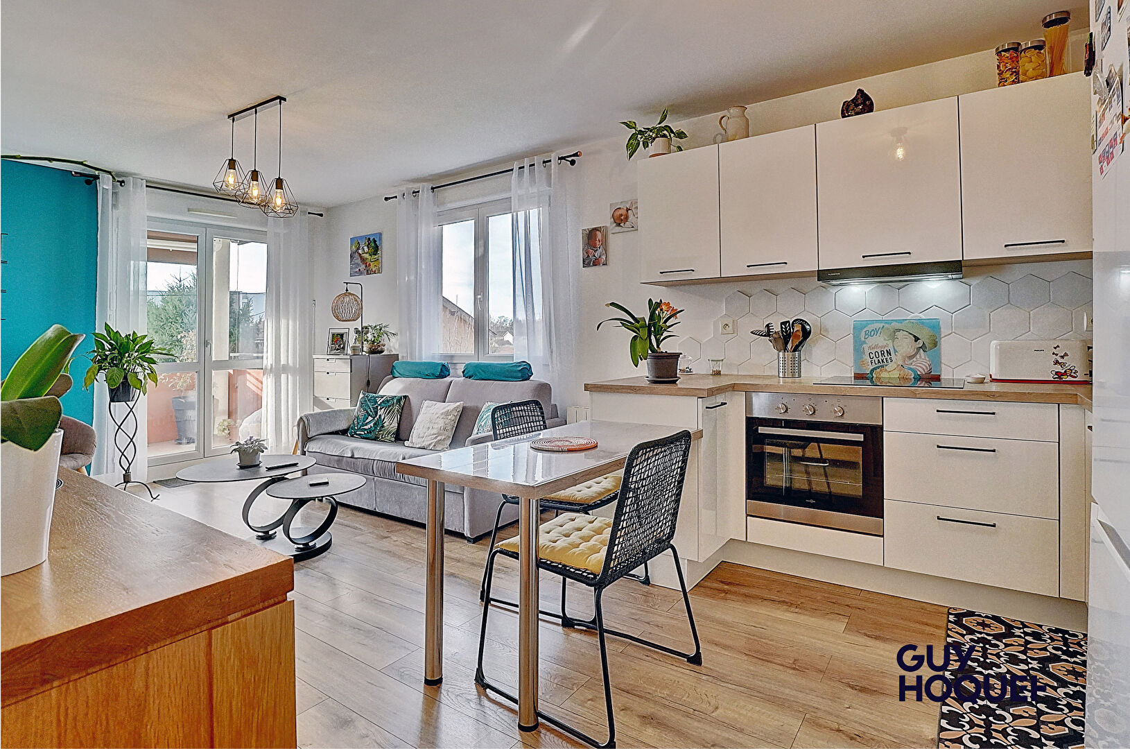 Appartement  2 pièce(s) de 42 m² avec garage et cave