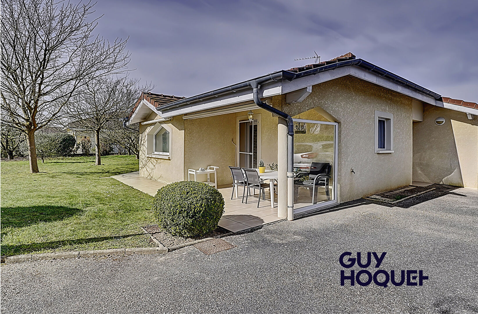 Villa de124 m2 plain pied sur grand terrain