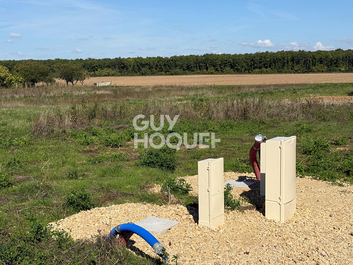 Terrain à bâtir viabilisé hors lotissement à 7 min BOURGES SUD