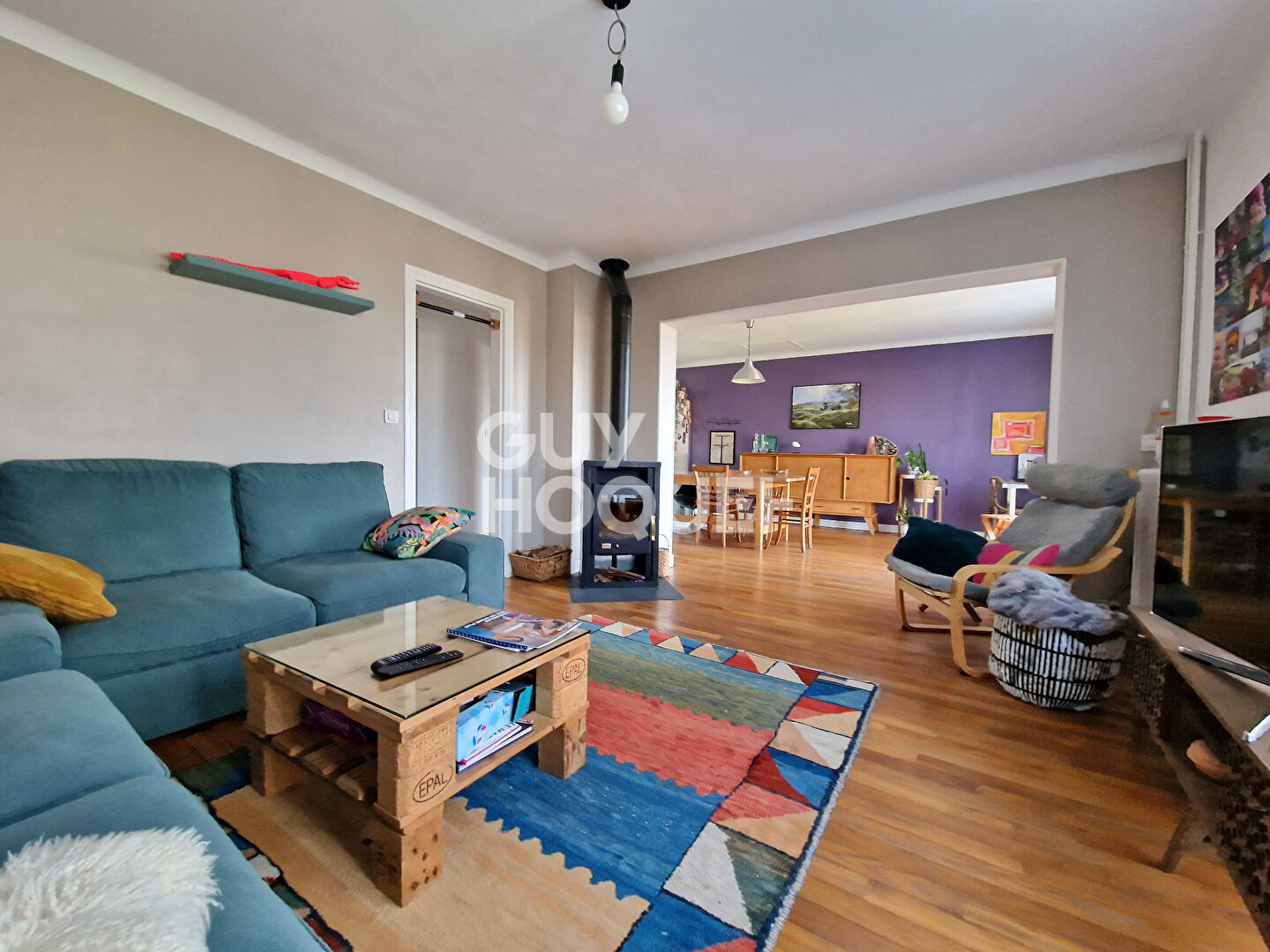 Maison 5 pièces 3 Chambres + Bureau 13,53m² + Garage