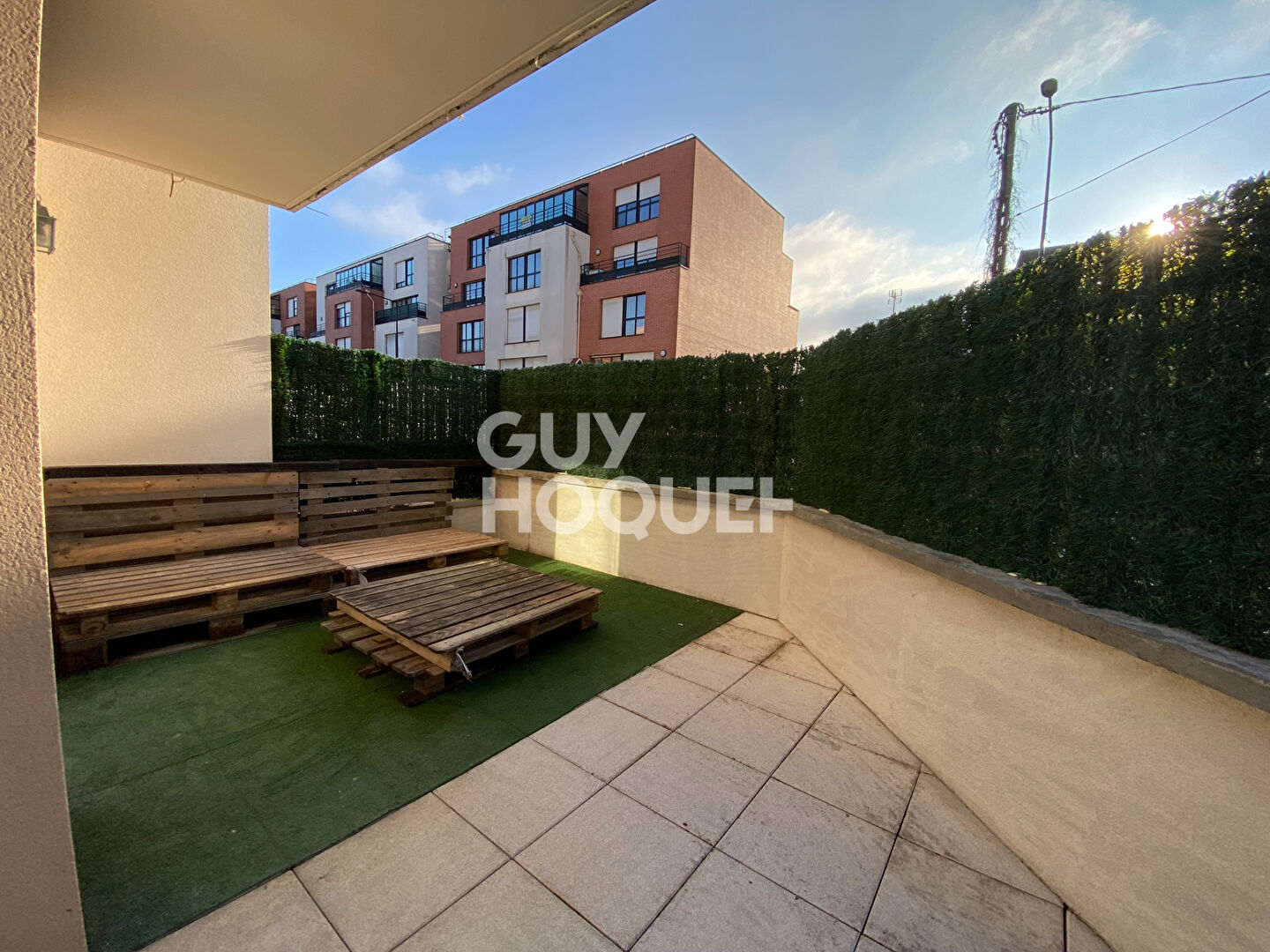 3 pièces avec terrasse de 25m²