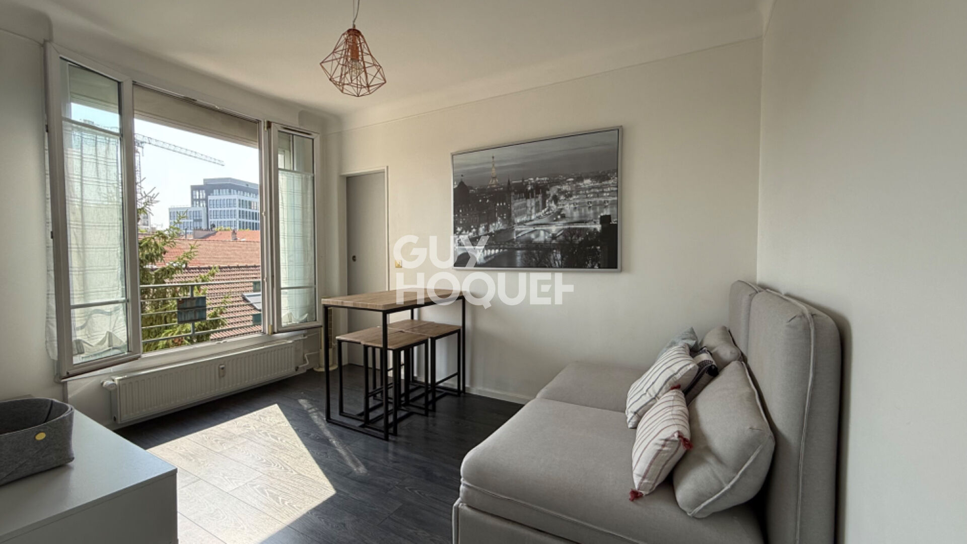 2 pièces lumineux meublé