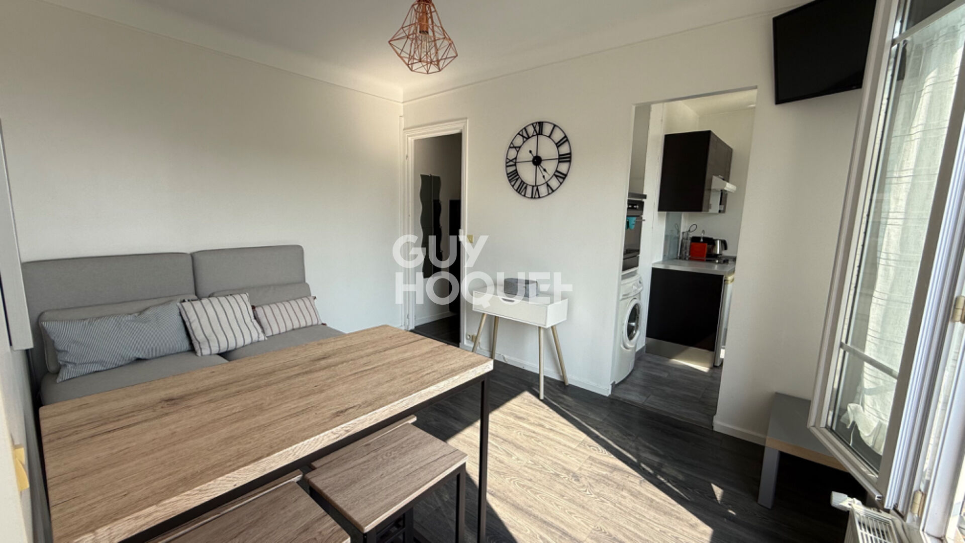 2 pièces lumineux meublé