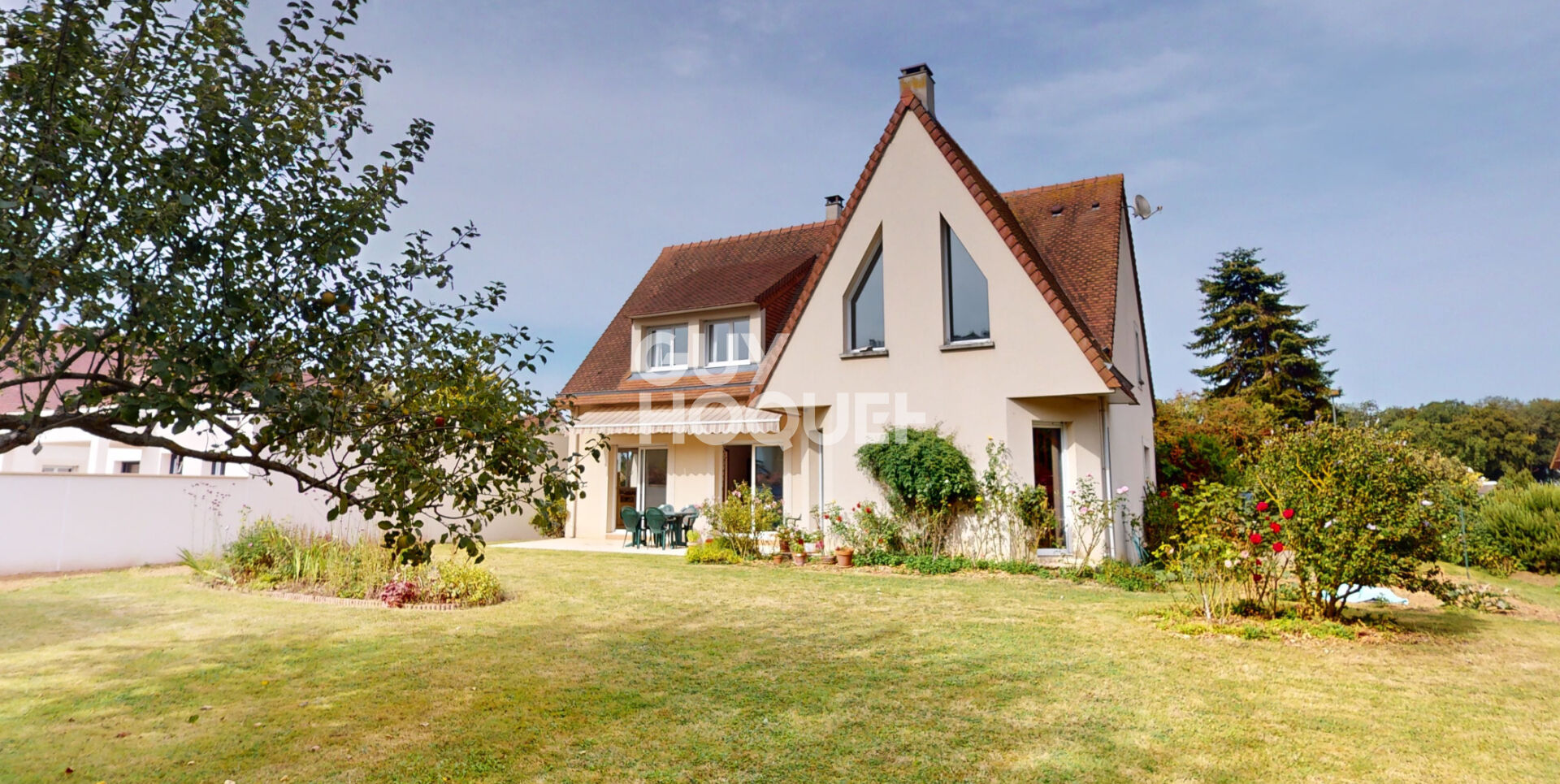 Maison vie de plain-pied avec jardin exposé SUD