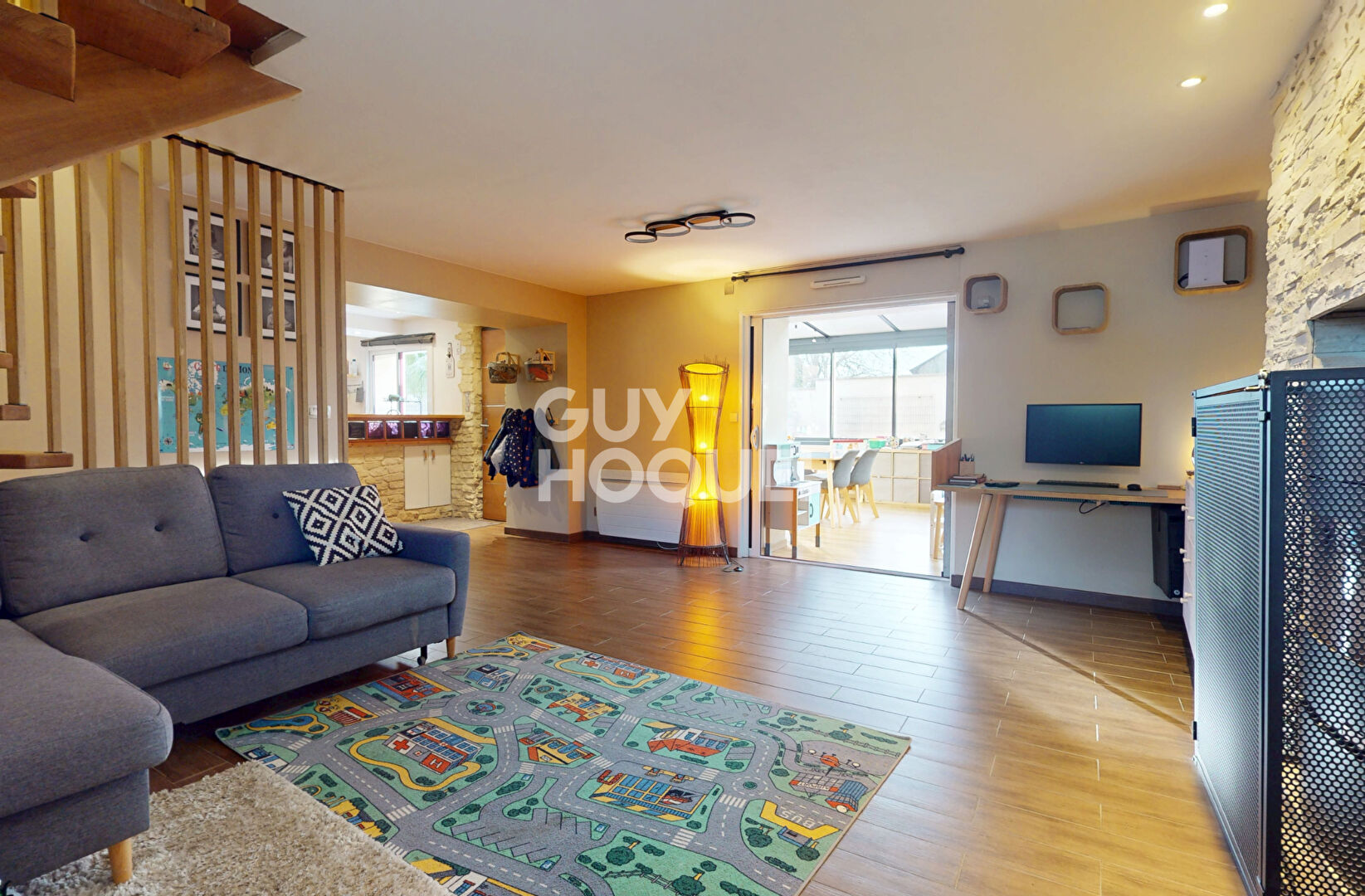 Maison en pierres rénovée