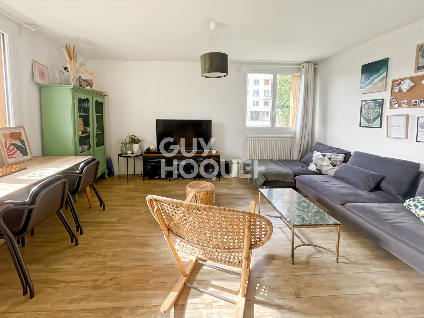 Appartement 3 pièces  55 m²  Caen Rive Droite (Vaucelles)