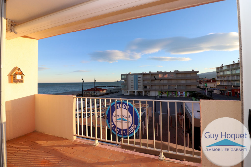 Saint Cyprien plage Appartement VUE MER, T2 avec terrasse et parking