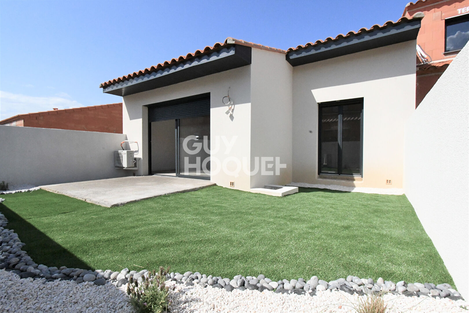 ORTAFFA Maison neuve de plain pied, 3 pièces 78 m², garage et jardin.