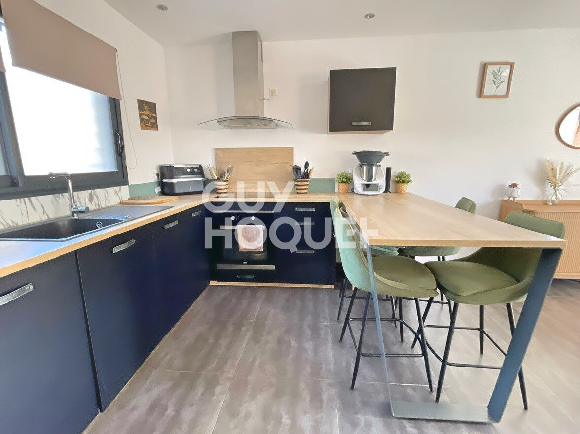CANOHES, Maison 130 m², 4 chambres + bureau, garage et piscine