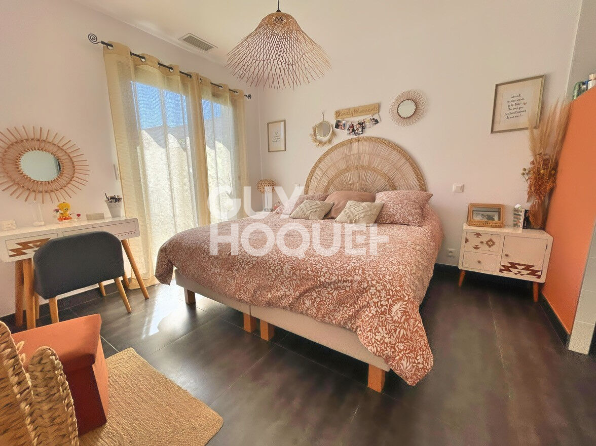CANOHES, Maison 130 m², 4 chambres + bureau, garage et piscine