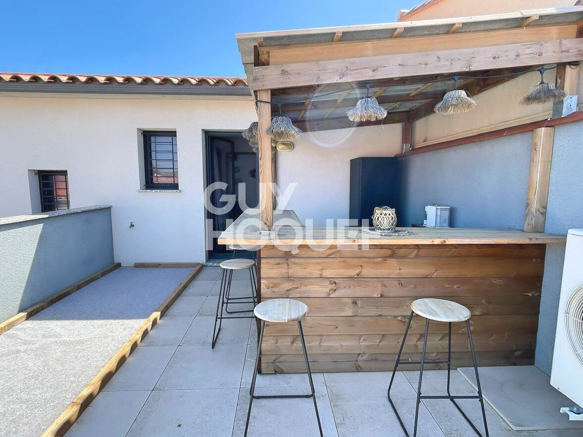 CANOHES, Maison 130 m², 4 chambres + bureau, garage et piscine
