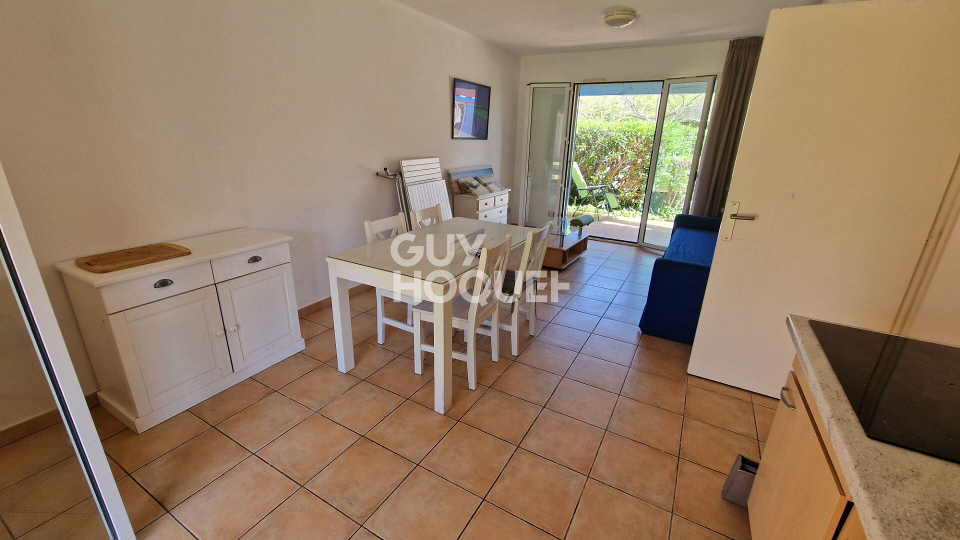 ARGELES SUR MER Dans résidence de vacances, maison de plain pied meublée, 3 pièces.