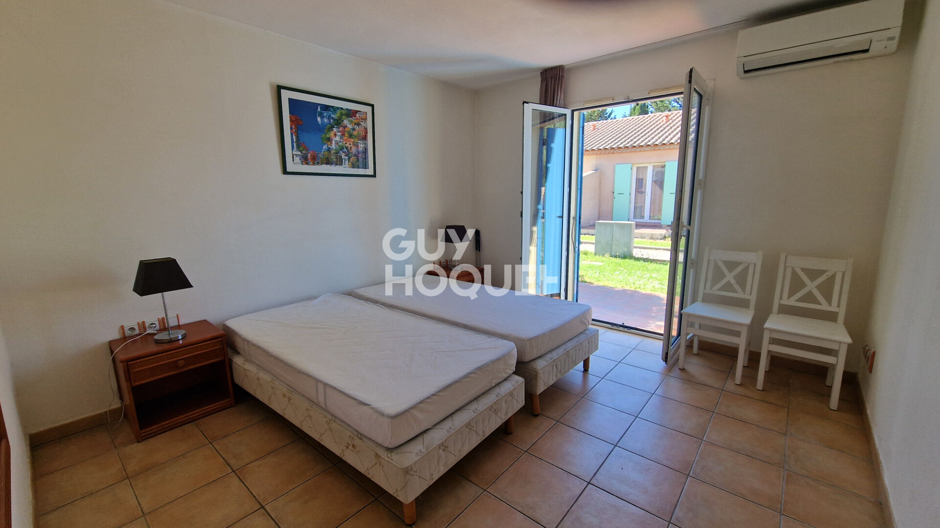 ARGELES SUR MER Dans résidence de vacances, maison de plain pied meublée, 3 pièces.