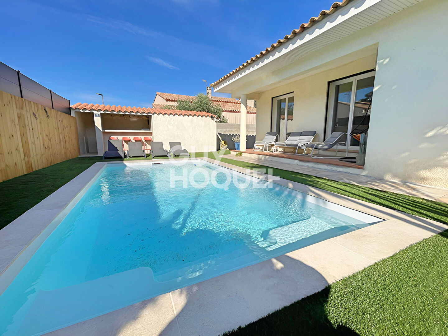 CANOHES, Maison Plain-pied, 110 m²,  3 chambres, 4 faces, parcelle 555 m²