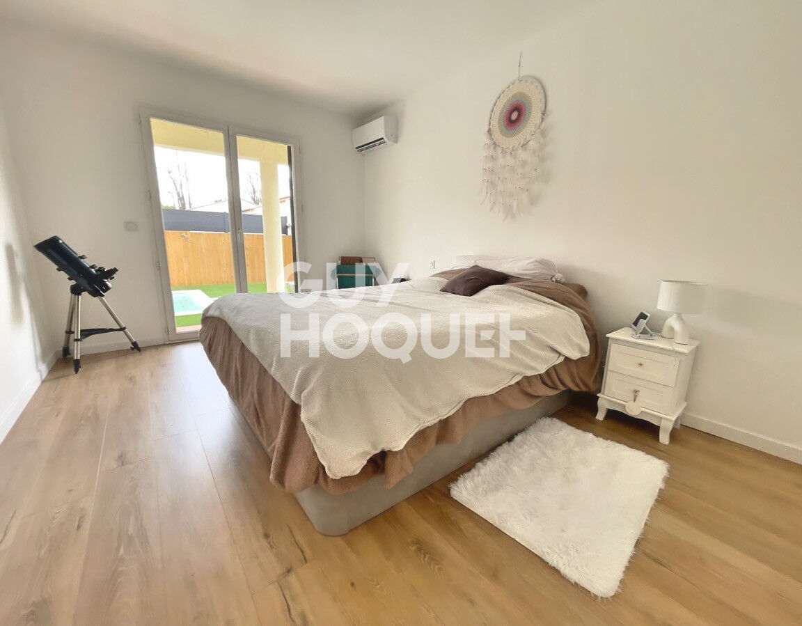 CANOHES, Maison Plain-pied, 110 m²,  3 chambres, 4 faces, parcelle 555 m²