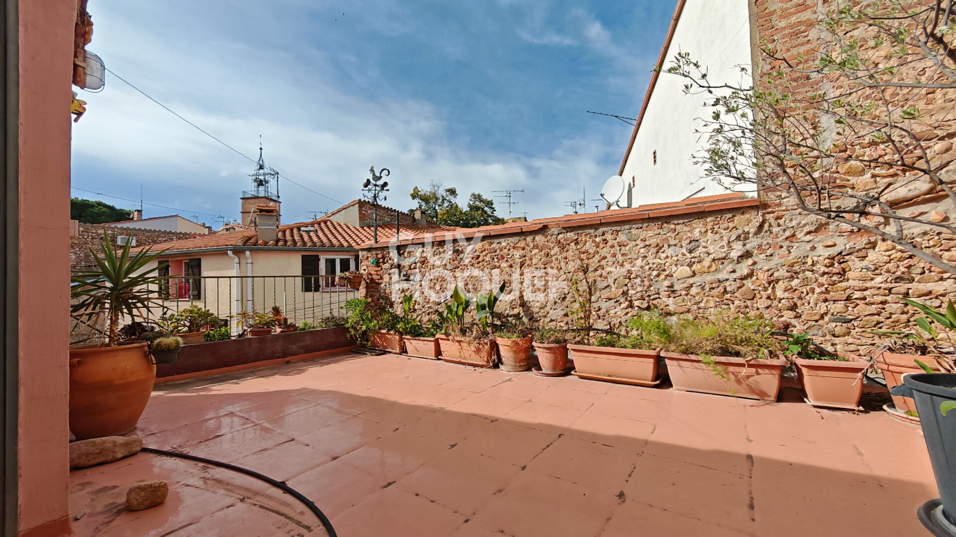 CABESTANY Maison de village 1 pièce avec garage et terrasse