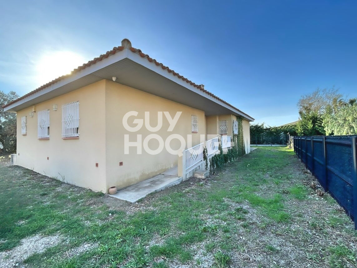 Maison 4 faces, 125 m² de plain-pied, T4, 1300 m² de parcelle