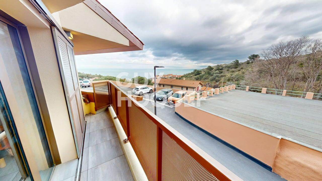 COLLIOURE, T2 d'exception vue mer avec parking