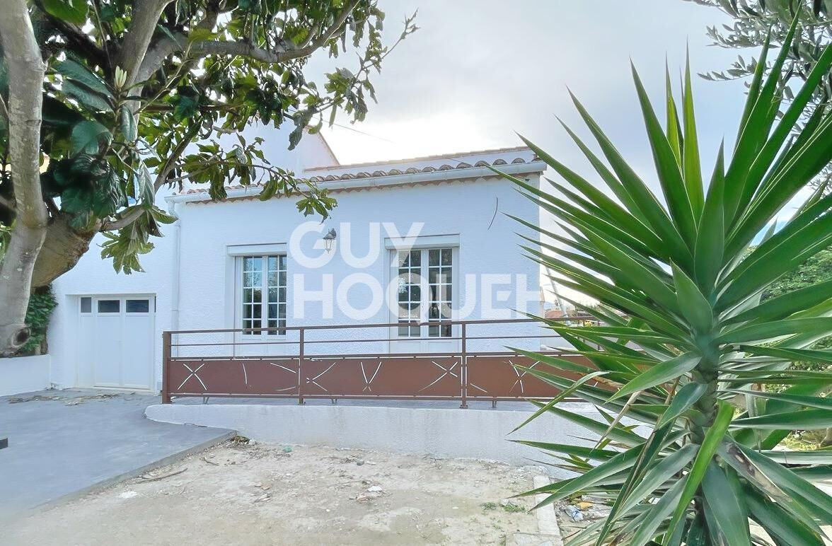 CANOHES Maison 3 faces entièrement rénovée, 4 pièces avec garage et jardin