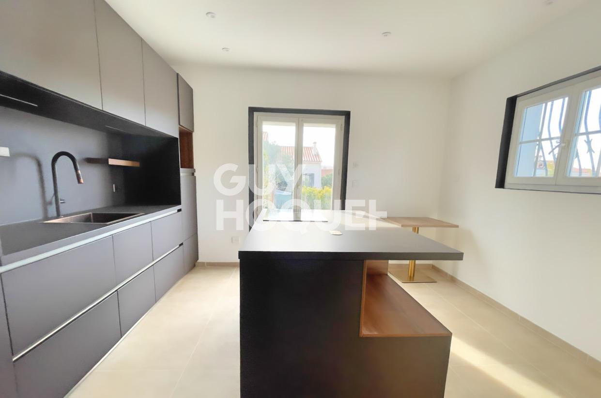 CANOHES Maison 3 faces entièrement rénovée, 4 pièces avec garage et jardin