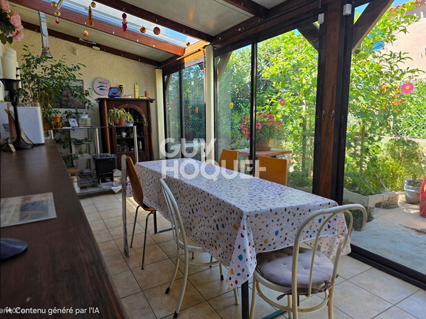 A VENDRE VIAGER OCCUPE - CANOHES maison 2 faces, 4 pièces avec garage et jardin