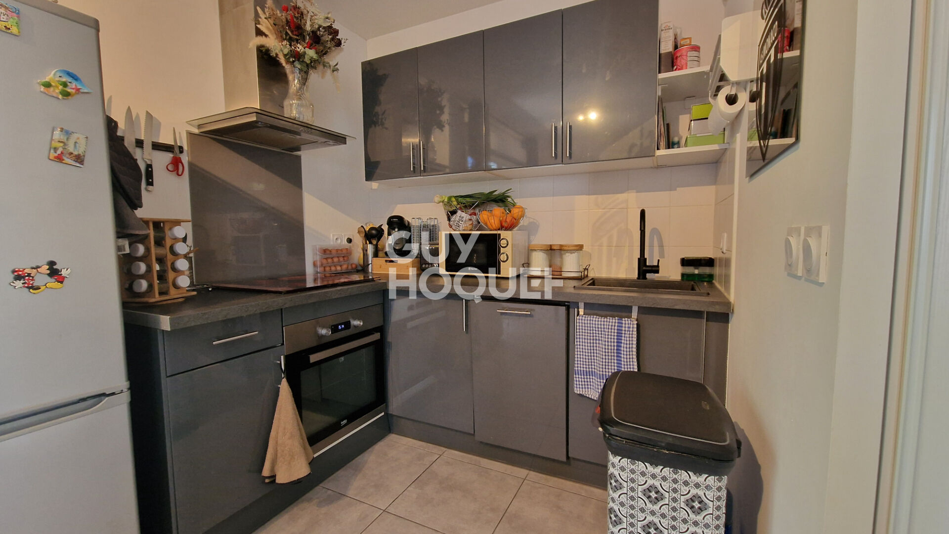 CANOHES Charmant T2 de 43 m² lumineux avec jardin et 2 places de parking fermées.