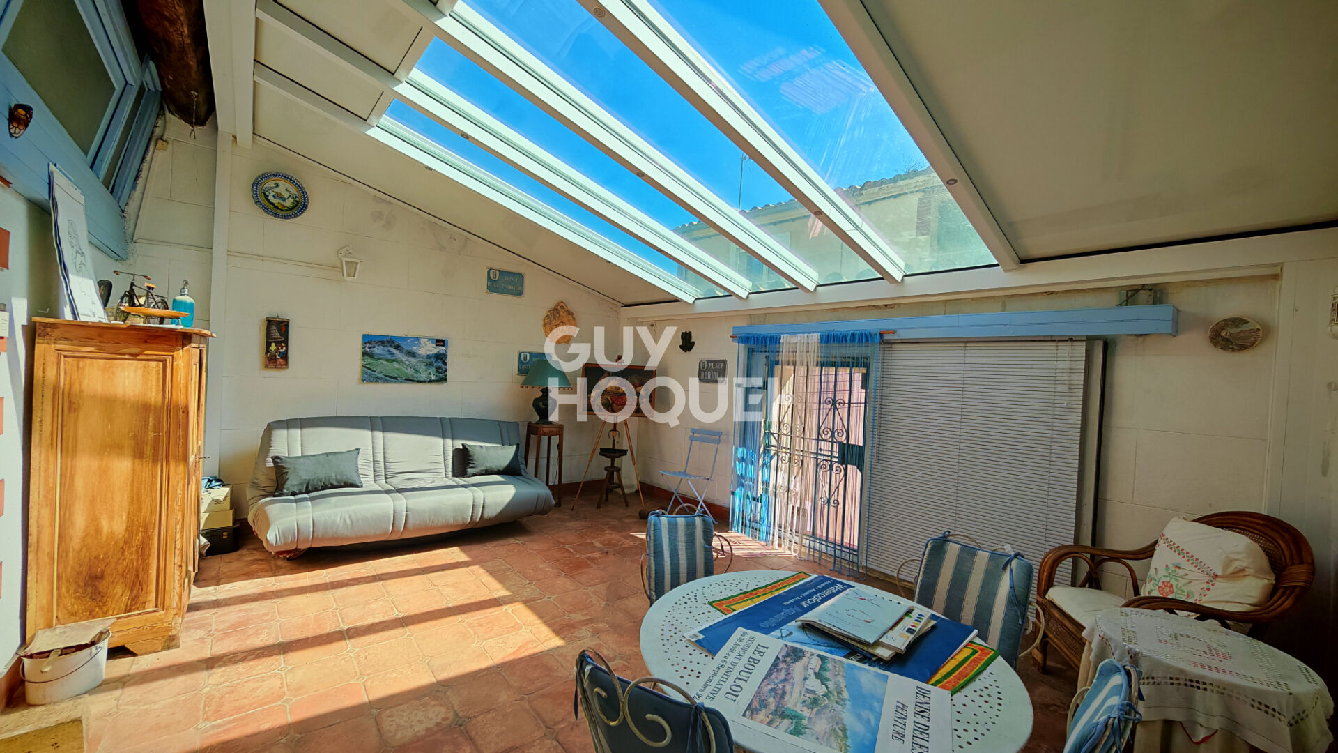 A vendre à Cabestany, maison de village 5 pièces avec grand garage et loggia/véranda