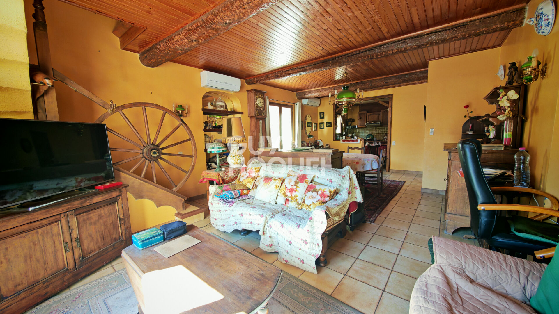 A vendre à Cabestany, maison de village 5 pièces avec grand garage et loggia/véranda