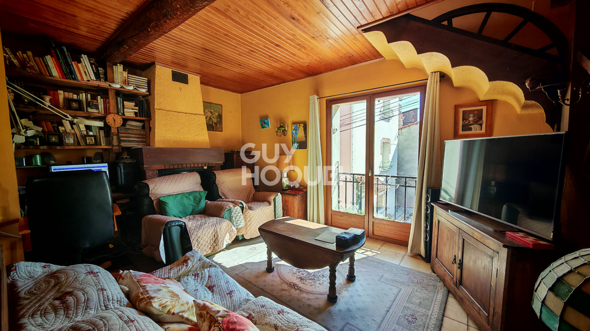 A vendre à Cabestany, maison de village 5 pièces avec grand garage et loggia/véranda