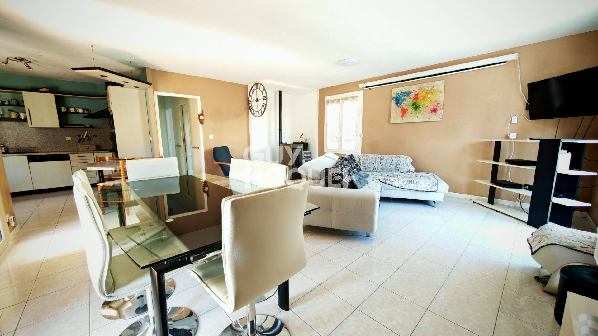 CANOHES à vendre, maison 4 faces de plain pied, 4 pièces avec piscine.