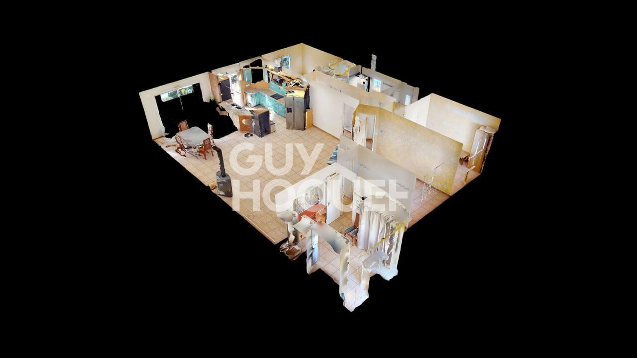 CANOHES à vendre, Maison plain-pied, 4 pièces avec garage et piscine