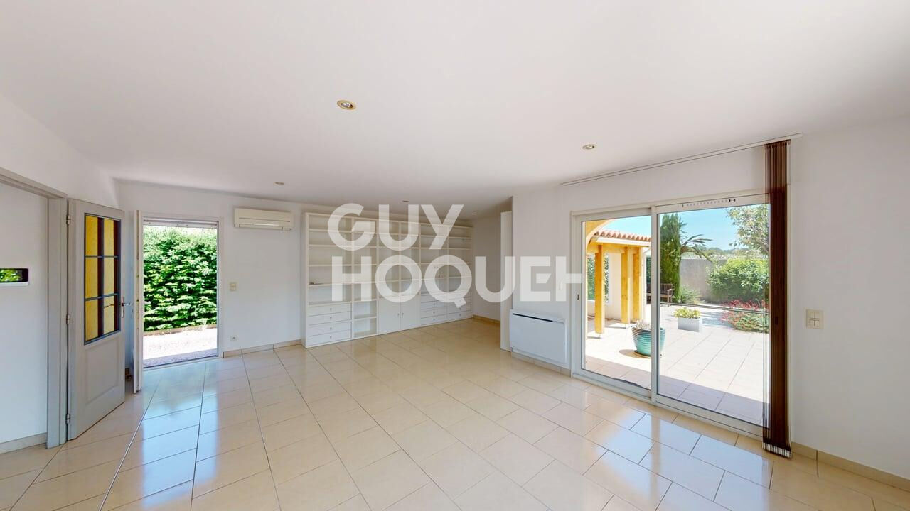 CASTELNOU, MAISON 4 FACES, 4 CHAMBRES, TERRAIN 1588 M2 GARAGE DOUBLE