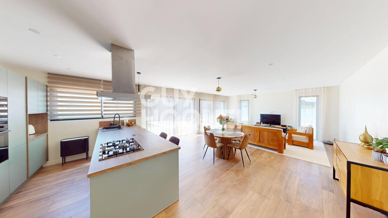 POLLESTRES Villa 4 chambres contemporaine, Haut de Gamme (dpe A), piscine