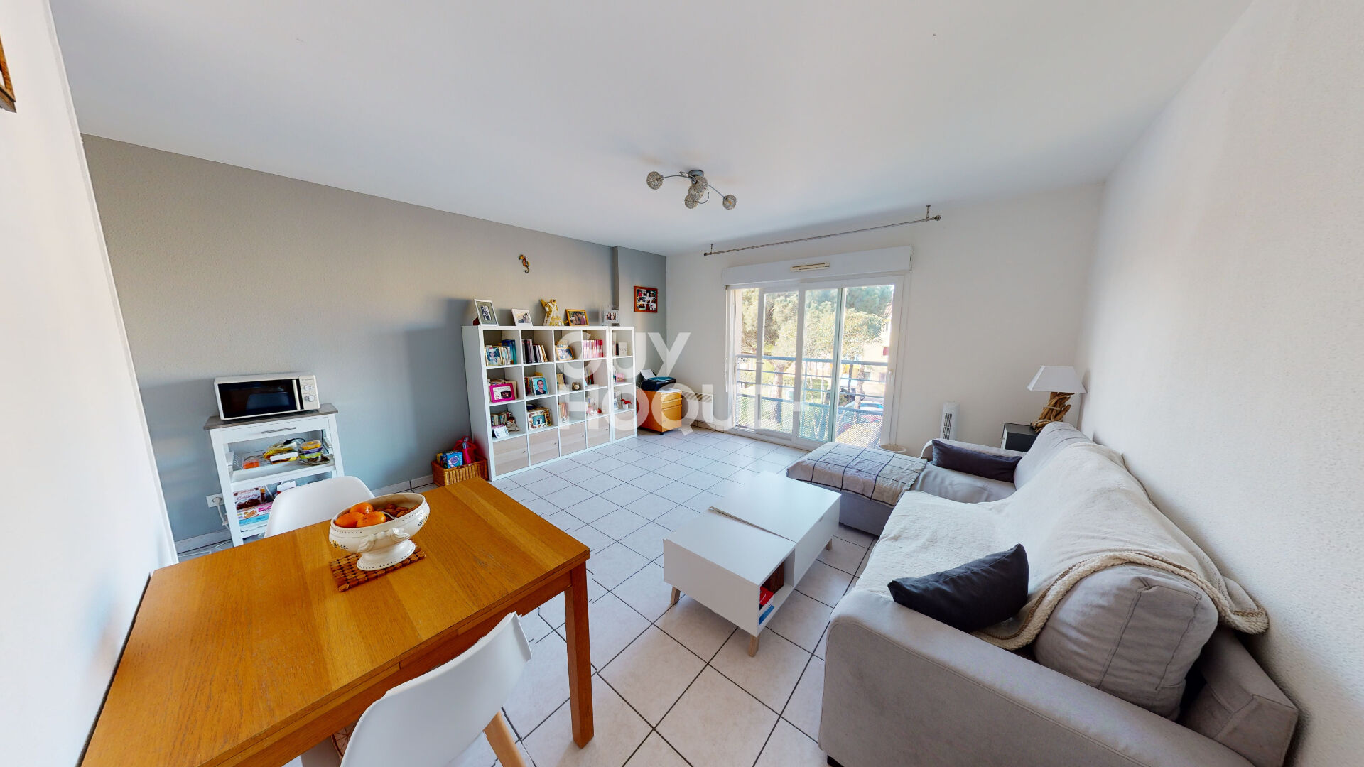 Côté bassin, Arès centre, appartement de 47.6 m2.