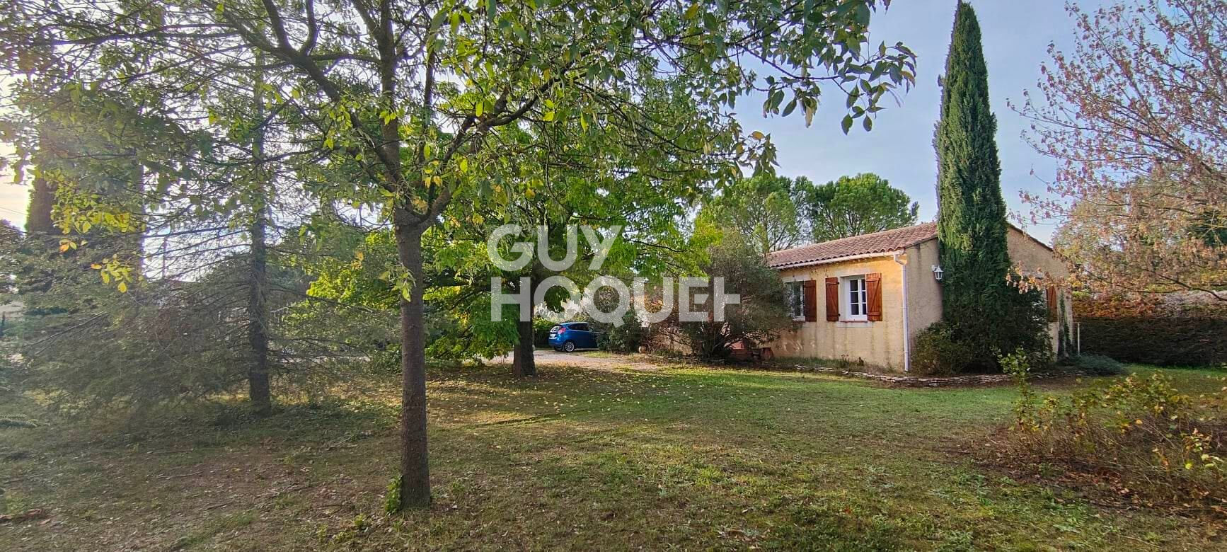 Maison de 101m² de plain-pied - 1087m² de terrain - Au calme